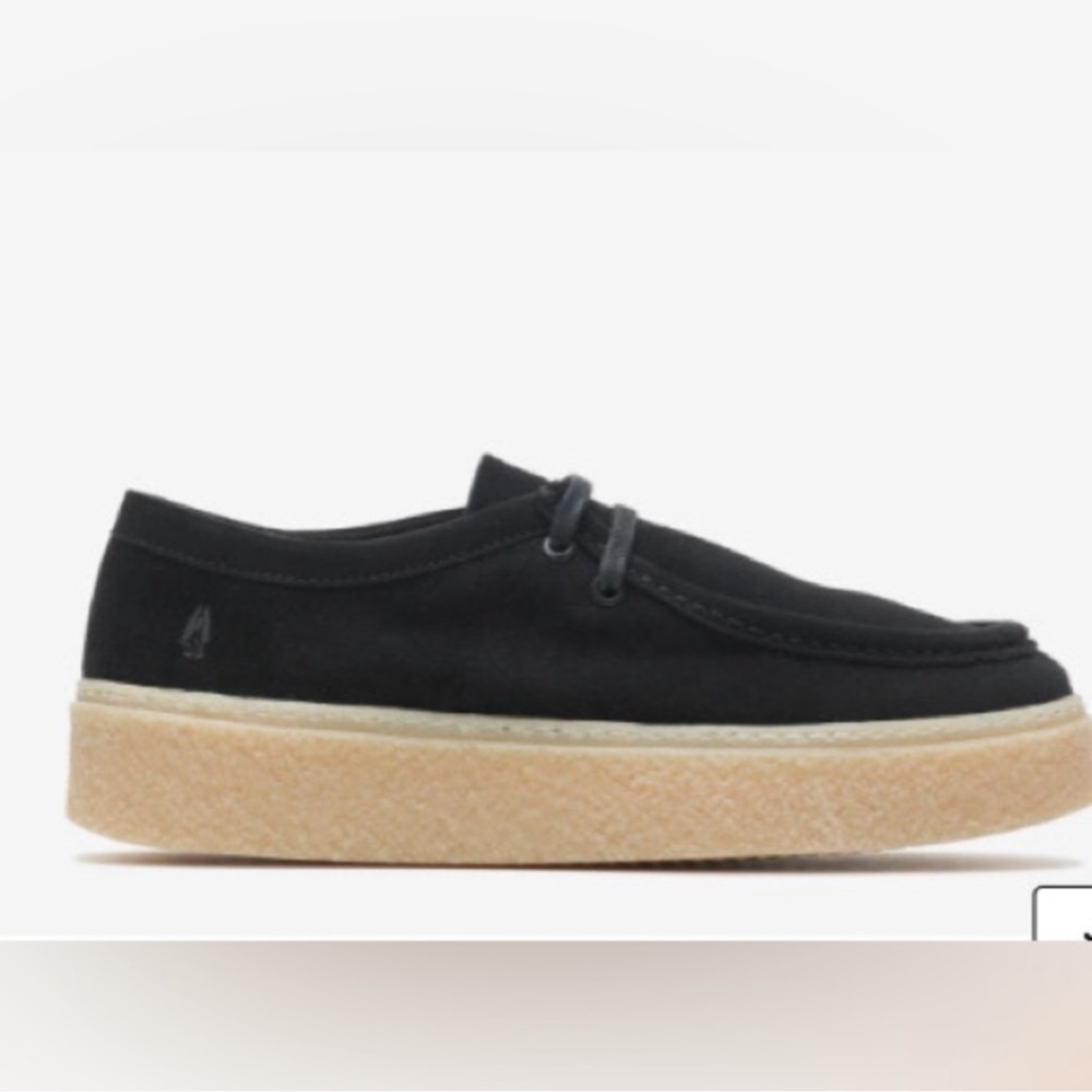 Hush Puppies NWT Bridget Black Suede Sneakers - Picture 3 of 8